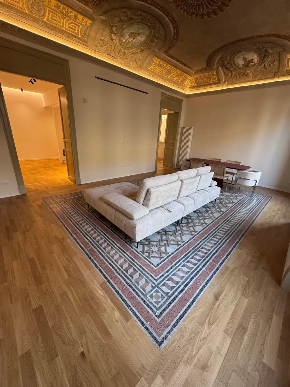 Lavoro di parquet realizzato da L'Arte del Parquet