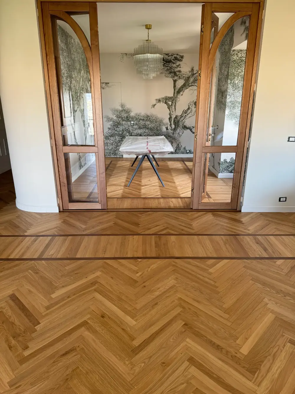 Lavoro di parquet realizzato da L'Arte del Parquet