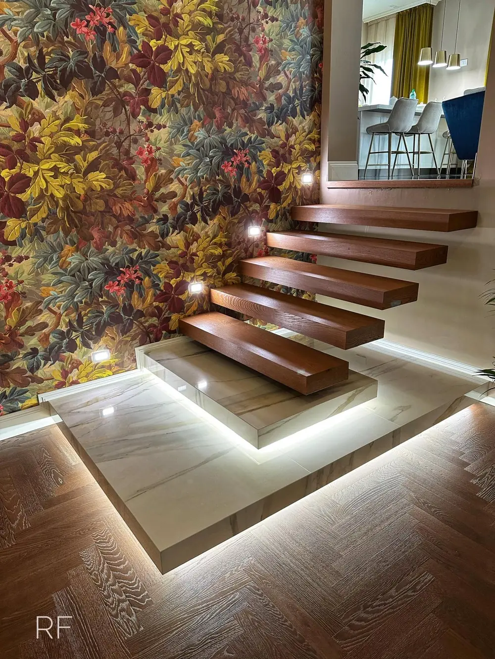 Lavoro di parquet realizzato da L'Arte del Parquet
